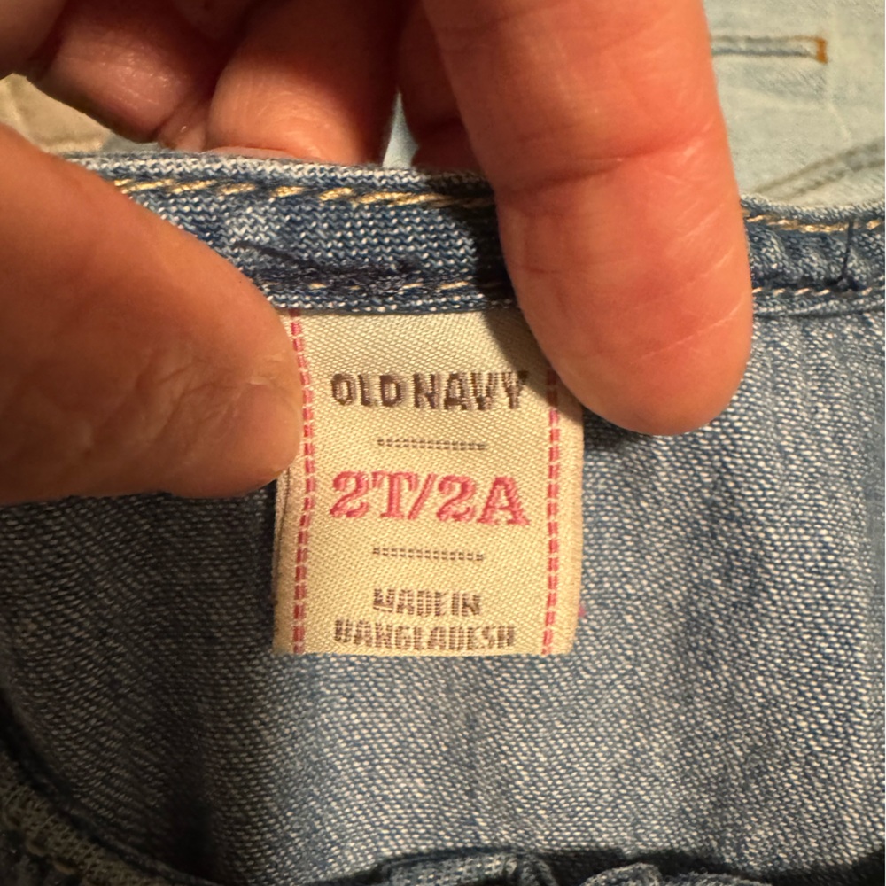 Old Navy Toddler Denim Dress - Picture 3 of 3